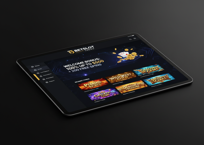 Betslot Casino Casinò su tablet